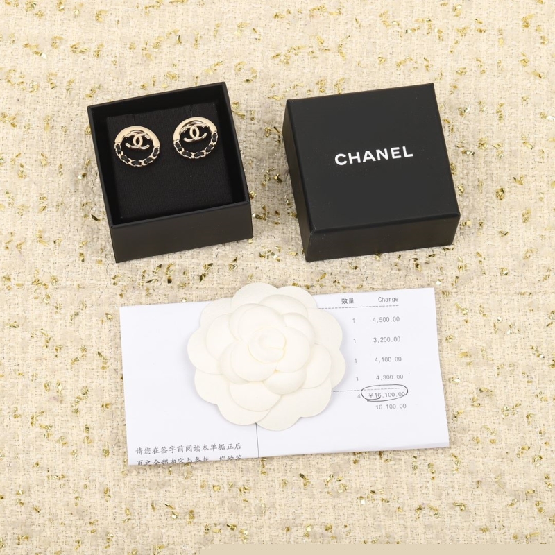 Ch*el earrings
